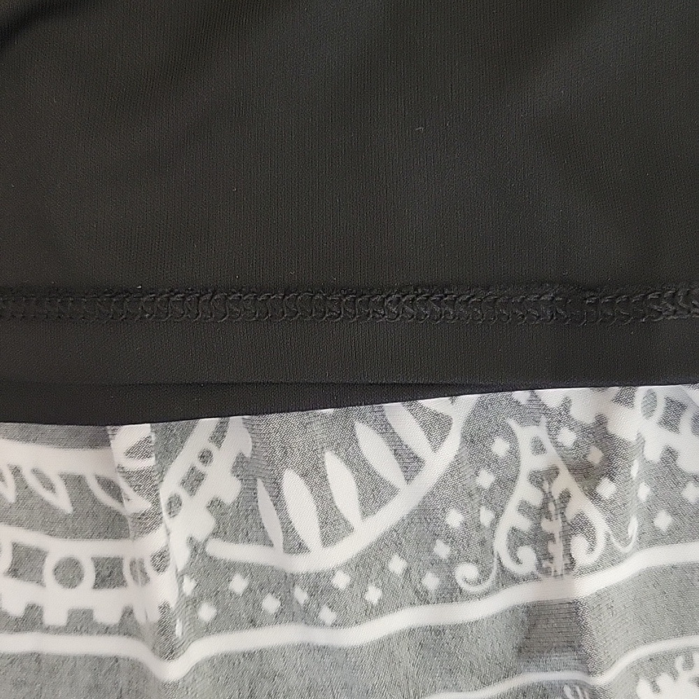 41 Hawthorn Black White Sleeveless Drop Waist Dress. New With Tags Small - Picture 6 of 7